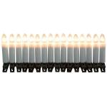 Электрогирлянда 3,5м 16 свечей на прищ 1реж теплый белый свет Волшебная страна/004292